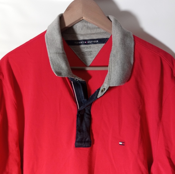 Tommy Hilfiger XXL Red Polo - Picture 6 of 11